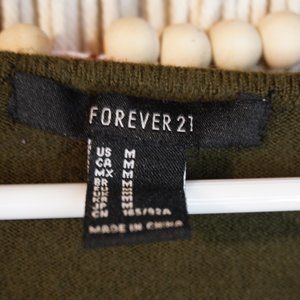 Green Sweater Dress - Forever 21 - Size M